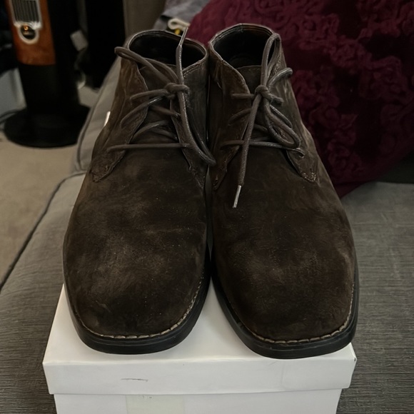 Calvin Klein Mens Suede Boots - Picture 2 of 4